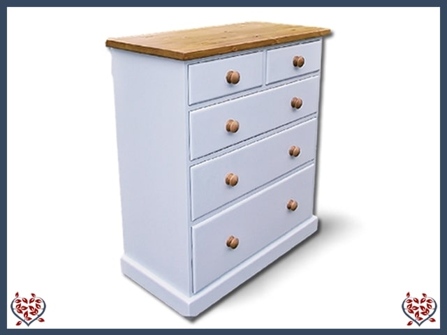 2 OVER 3 CHEST OF DRAWERS