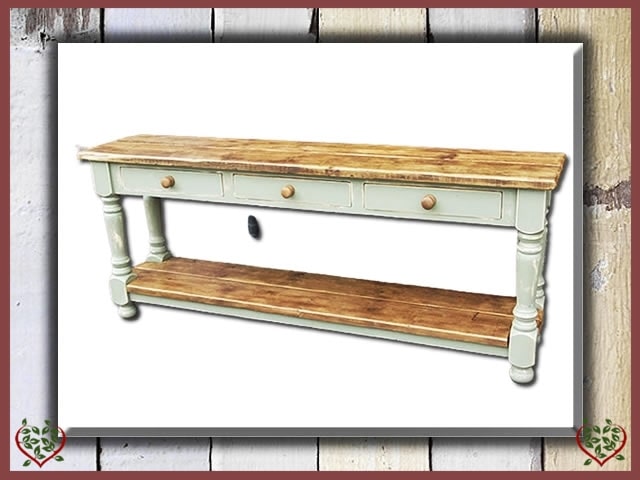 RECLAIMED TIMBER SIDE SERVER | PAINTED RUSTIC