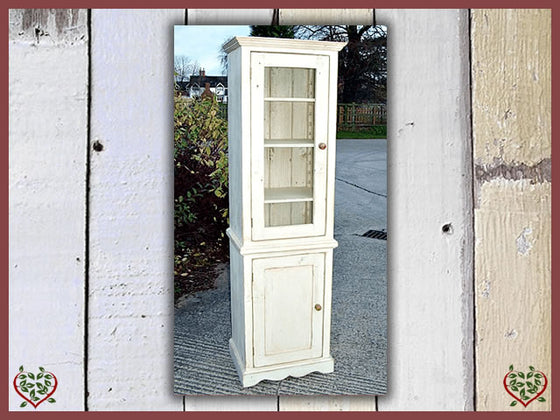 DISPLAY CABINET | PAINTED RUSTIQUE - Paul Martyn Furniture