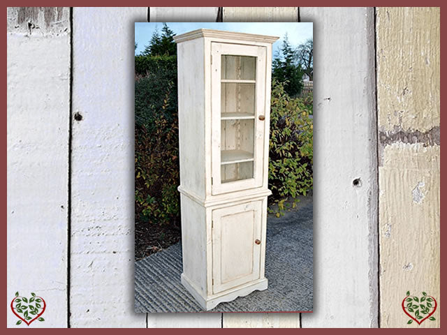 DISPLAY CABINET | PAINTED RUSTIQUE - Paul Martyn Furniture