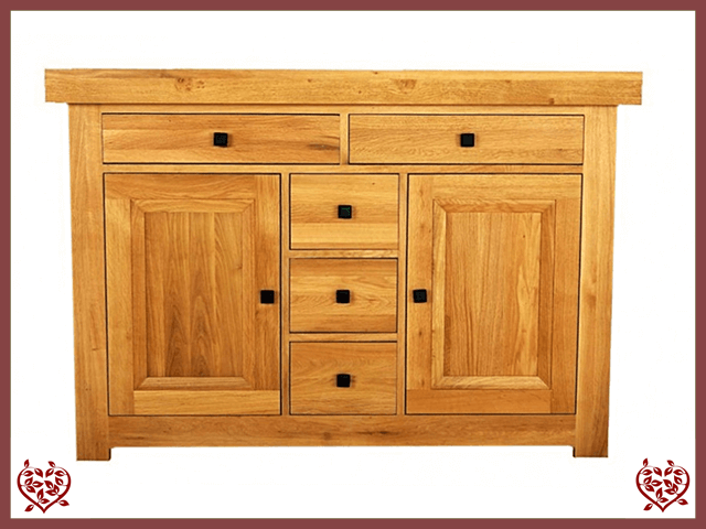 AUBUSSON OAK 2 DOOR SIDEBOARD DRESSER BASE | Paul Martyn Furniture UK